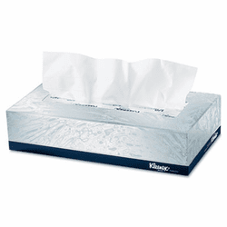 KIM21606BX KLEENEX White Facial Tissue, 2-Ply, White, POP-UP Box, 125/Box By KIMBERLY CLARK