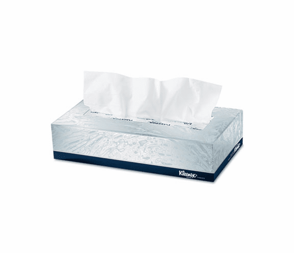 KIM21606CT KLEENEX White Facial Tissue, 2-Ply, POP-UP Box, 125 Sheets, 48/Carton By KIMBERLY CLARK