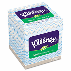 KIM25829BX KLEENEX Lotion Facial Tissue, 3-Ply, 75 Sheets per Box By KIMBERLY CLARK