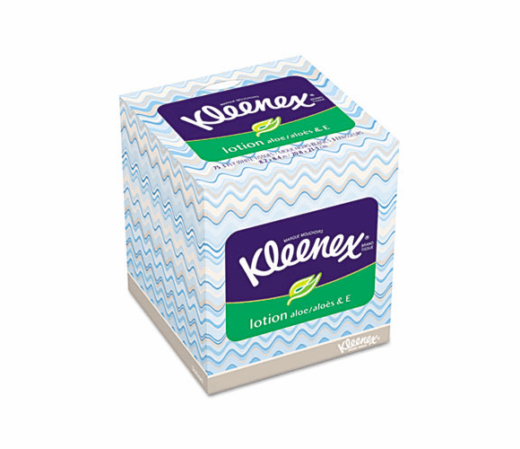 KIM25829BX KLEENEX Lotion Facial Tissue, 3-Ply, 75 Sheets per Box By KIMBERLY CLARK