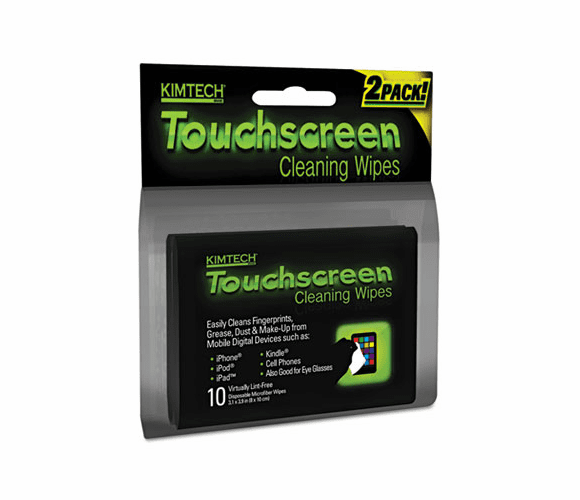 KIM25932 Disposable Wipes, 3.1 x 3.9, White, 10 Wipes per Pouch By KIMBERLY CLARK