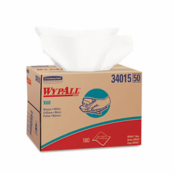 KIM34015 WYPALL X60 Wipers, 12 1/2 x 16 7/8, 180/Box By KIMBERLY CLARK