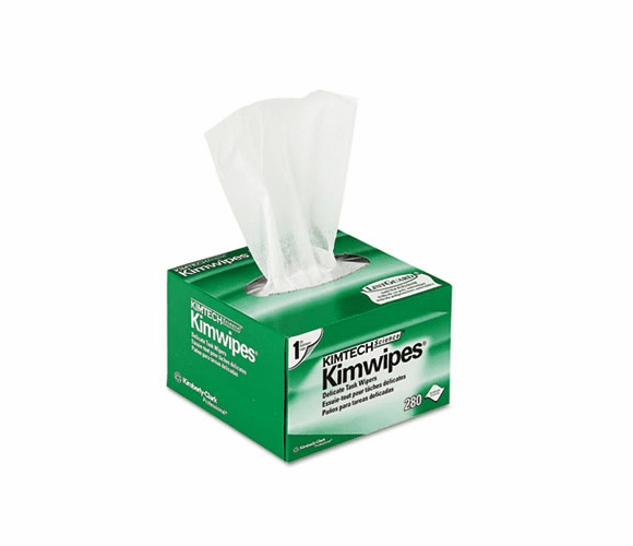 KIM34120 KIMTECH SCIENCE KIMWIPES, Tissue, 4 2/5 x 8 2/5, 280/Box, 30/Carton By KIMBERLY CLARK