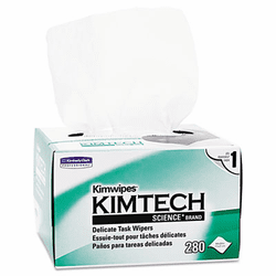 KIM34155 KIMTECH SCIENCE KIMWIPES, Tissue, 4 2/5 x 8 2/5, 280/Box By KIMBERLY CLARK