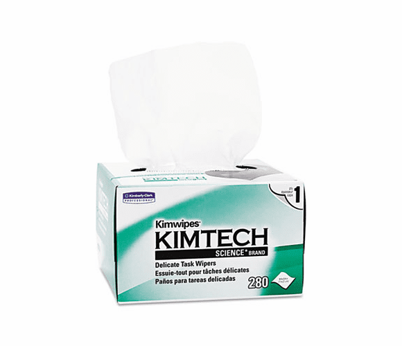 KIM34155 KIMTECH SCIENCE KIMWIPES, Tissue, 4 2/5 x 8 2/5, 280/Box By KIMBERLY CLARK