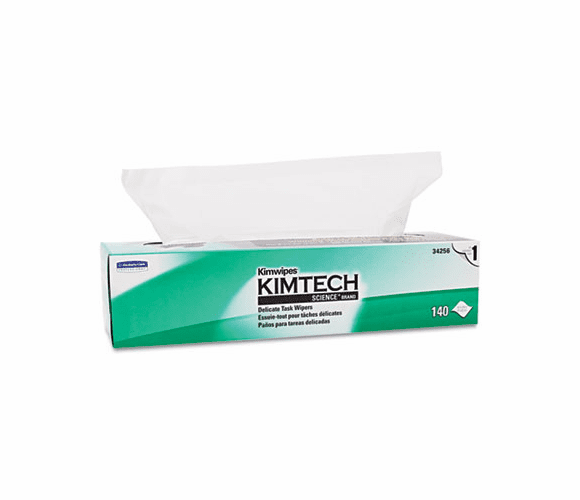 KIM34256BX KIMTECH SCIENCE KIMWIPES, Tissue, 16 3/5 x 16 5/8, 140/Box By KIMBERLY CLARK