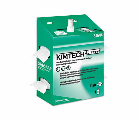 KIM34644 KIMTECH SCIENCE KIMWIPES Lens Cleaning, POP-UP Box, 1120 Wipes/Box, 4/Carton By KIMBERLY CLARK