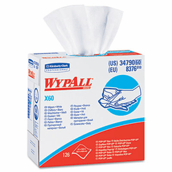 KIM34790CT WYPALL X60 Wipers, Nylon, 9 1/8 x 16 7/8, 126/Box, 10/Carton By KIMBERLY CLARK