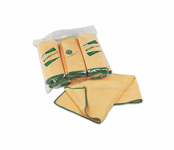 KIM83610 WYPALL Cloths w/Microban, Microfiber, 15 3/4 x 15 3/4, Yellow, 6/Pack By KIMBERLY CLARK