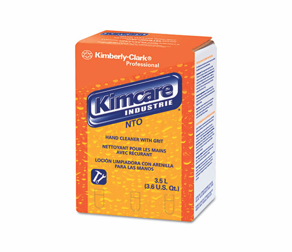 KIM91047 KIMCARE INDUSTRIES NTO Hand Cleaner w/Grit, Orange, 3.5L, Bag In Box, 2/Carton By KIMBERLY CLARK