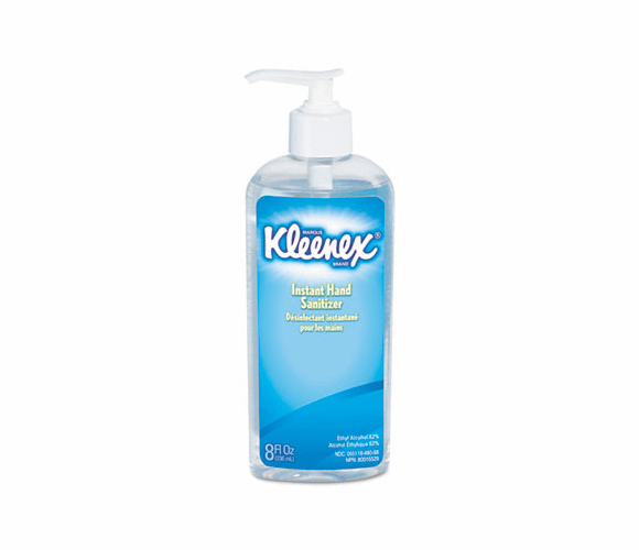 KIM93060CT KLEENEX Instant Hand Sanitizer, 8oz, Pump Bottle, Sweet Citrus, 12/Carton By KIMBERLY CLARK