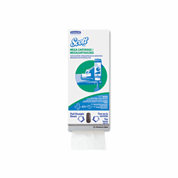 KIM98908 SCOTT MegaCartridge Napkins, 1-Ply, 8 2/5 x 6 1/2, White, 5250/Carton By KIMBERLY CLARK