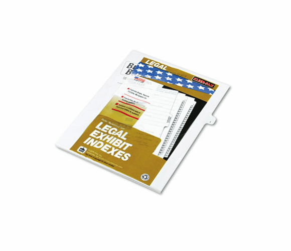 KLF80009 80000 Series Legal Exhibit Index Dividers, 1/26 Cut Tab, "I", White, 25/Pack By KLEER-FAX