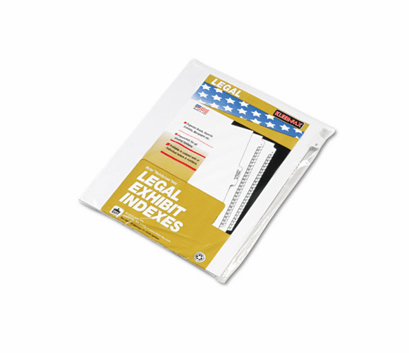 KLF81112 80000 Series Legal Index Dividers, Side Tab, Printed "2", 25/Pack By KLEER-FAX