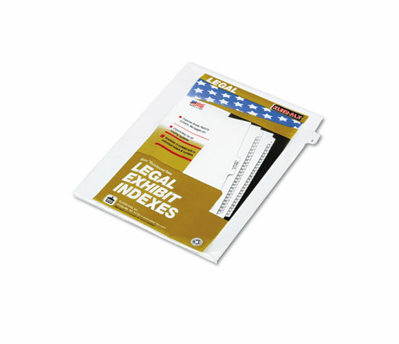 KLF81113 80000 Series Legal Index Dividers, Side Tab, Printed "3", 25/Pack By KLEER-FAX