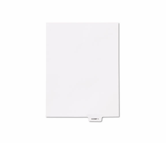 KLF81148 80000 Series Legal Index Dividers, Bottom Tab, Printed "Exhibit I", 25/Pack By KLEER-FAX