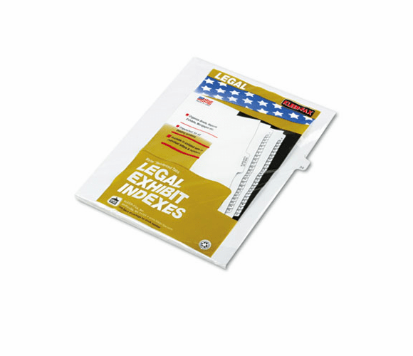 KLF82234 80000 Series Legal Index Dividers, Side Tab, Printed "34", 25/Pack By KLEER-FAX