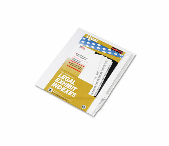 KLF82244 80000 Series Legal Index Dividers, Side Tab, Printed "44", 25/Pack By KLEER-FAX