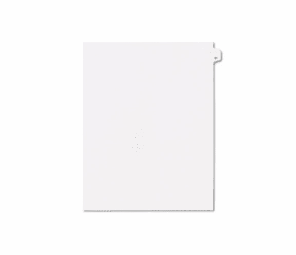 KLF82259 80000 Series Legal Index Dividers, Side Tab, Printed "59", 25/Pack By KLEER-FAX