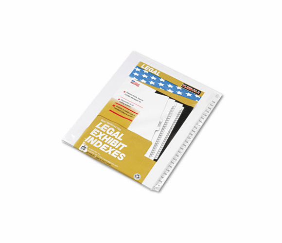 KLF83126 80000 Series Legal Index Divider Set, Side Tabs, Printed "126"-"150" By KLEER-FAX