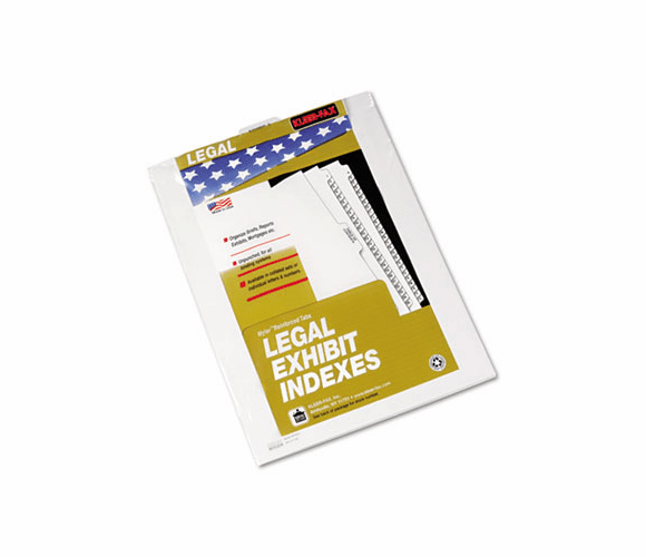 KLF84143 80000 Series Legal Index Dividers, Bottom Tab, Printed "Exhibit 3", 25/Pack By KLEER-FAX