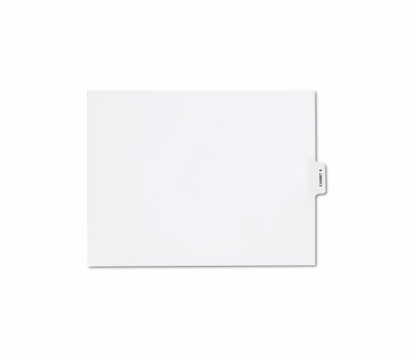 KLF84148 80000 Series Legal Index Dividers, Bottom Tab, Printed "Exhibit 8", 25/Pack By KLEER-FAX