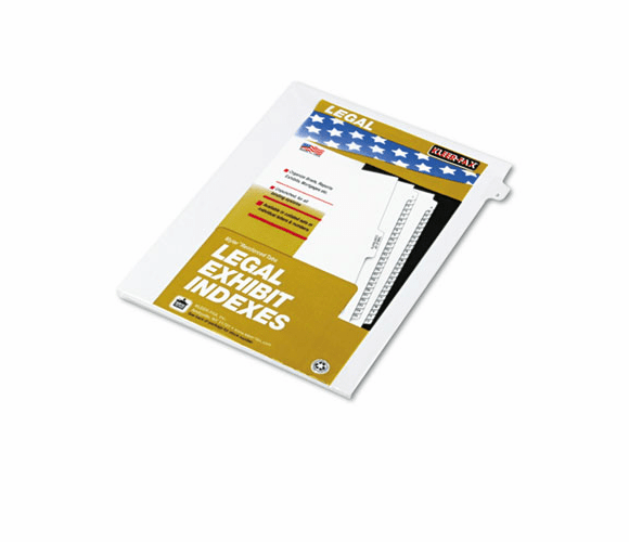 KLF91003 90000 Series Legal Exhibit Index Dividers, Side Tab, Printed "3", 25/Pack By KLEER-FAX