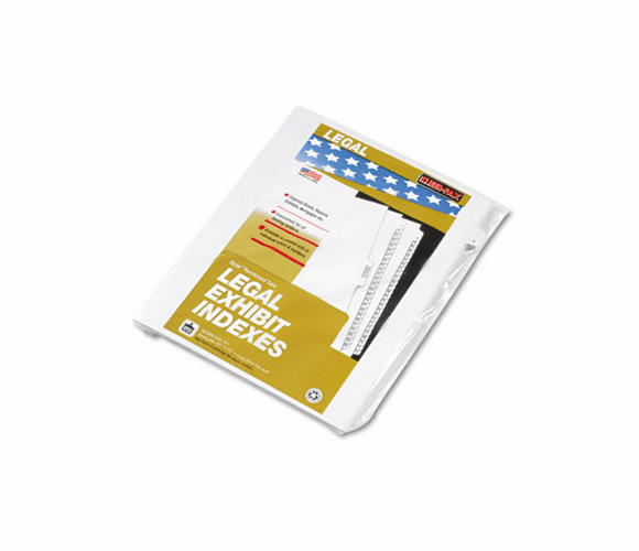 KLF91004 90000 Series Legal Exhibit Index Dividers, Side Tab, Printed "4", 25/Pack By KLEER-FAX