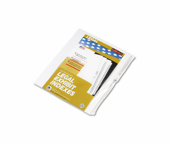KLF91010 90000 Series Legal Exhibit Index Dividers, Side Tab, Printed "10", 25/Pack By KLEER-FAX