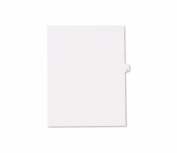 KLF91036 90000 Series Legal Exhibit Index Dividers, Side Tab, Printed "36", 25/Pack By KLEER-FAX