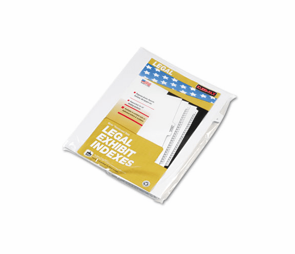 KLF91806 90000 Series Legal Exhibit Index Dividers, 1/26 Cut Tab, Title "F", 25/Pack By KLEER-FAX
