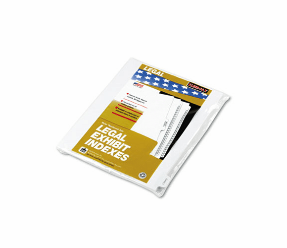 KLF91860 90000 Series Legal Exhibit Index Dividers, 1/10 Cut Tab, "Exhibit J", 25/Pack By KLEER-FAX