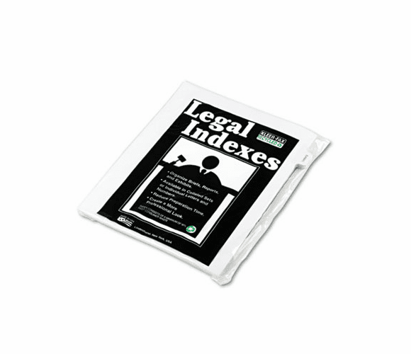 KLF91862 90000 Series Legal Exhibit Index Dividers, 1/10 Cut Tab, "Exhibit L", 25/Pack By KLEER-FAX