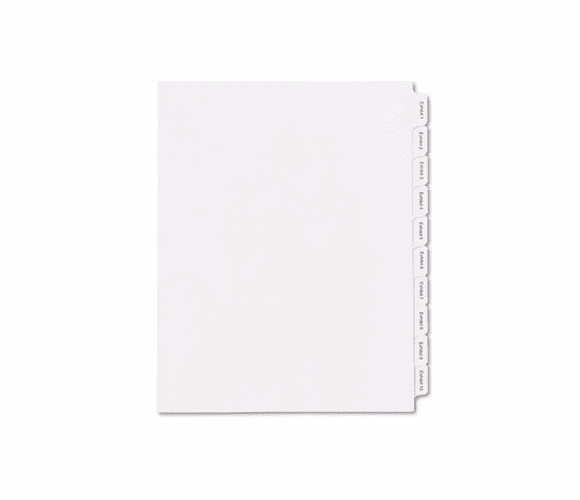 KLF91951 90000 Series Legal Exhibit Index Dividers, Side Cut, Label Exhibit 1-25 By KLEER-FAX