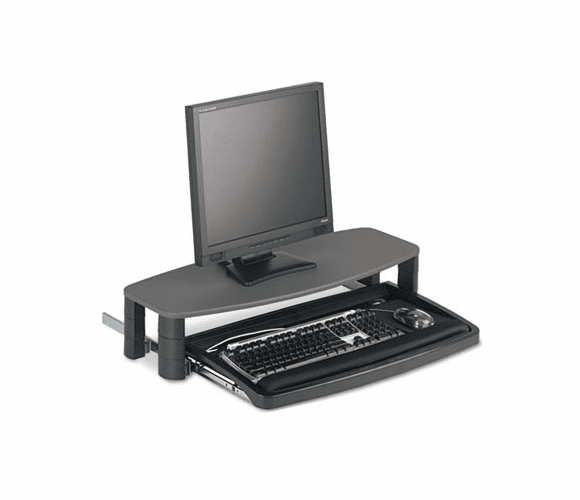 KMW60717 Over/Under Keyboard Drawer with SmartFit System, 14-1/2 x 23, Black By ACCO BRANDS, INC.