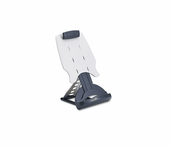 KMW62058 InSight Adjustable Desktop Copyholder, Plastic, Holds 50 Sheets, Dark Blue/Gray By ACCO BRANDS, INC.