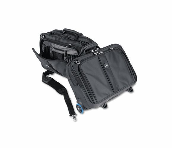 KMW62348 Contour Roller Laptop Case, Nylon, 17-1/2 x 9-1/2 x 13, Black By ACCO BRANDS, INC.