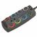 KMW62691 SmartSockets Prem Color-Coded Adaptr Surge Protctr, 8 Outlets, 8ft Cord By ACCO BRANDS, INC.