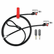 KMW64638 ClickSafe Keyed Twin Laptop Lock, 5ft and 8in Cables, Black By KENSINGTON