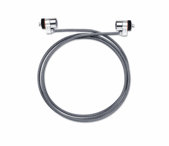 KMW67721 MicroSaver Keyed Duo Lock, 6 ft. Steel Cable, Two Keys By KENSINGTON