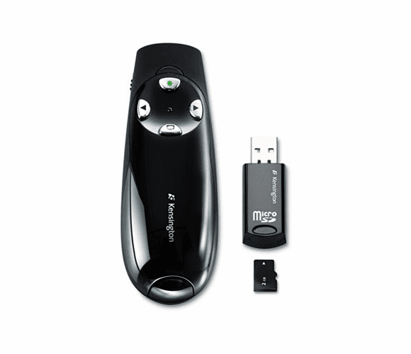 KMW72367 Wireless Presenter Pro with Green Laser and 2GB Memory Card, 150 ft By ACCO BRANDS, INC.