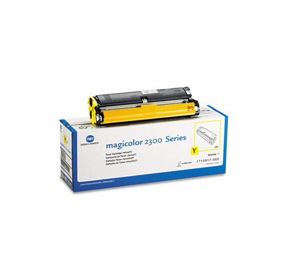 KNM1710517002 1710517002 Toner, 1500 Page-Yield, Yellow By QMS
