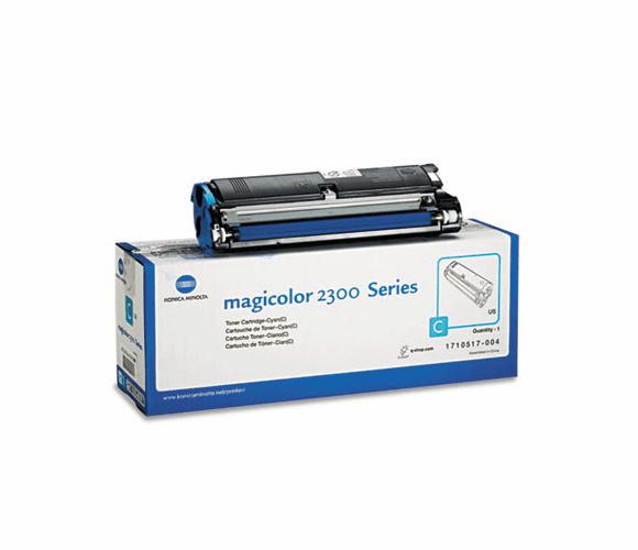 KNM1710517004 1710517004 Toner, 1500 Page-Yield, Cyan By QMS