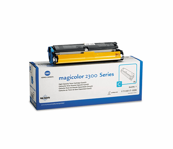 KNM1710517008 1710517008 High-Yield Toner, 4500 Page-Yield, Cyan By QMS