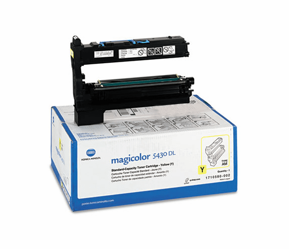 KNM1710580002 1710580002 Toner, 6000 Page-Yield, Yellow By QMS