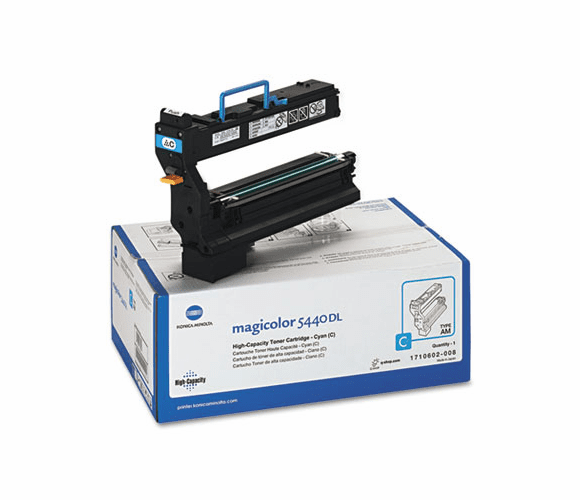 KNM1710602008 1710602008 High-Yield Toner, 12000 Page-Yield, Cyan By QMS