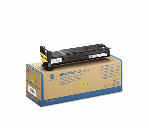 KNMA06V233 A06V233 High-Yield Toner, 12000 Page-Yield, Yellow By QMS