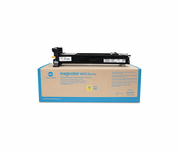 KNMAODK231 AODK231 Toner, 4,000 Page-Yield, Yellow By QMS