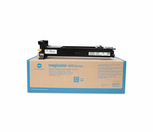KNMAODK431 AODK431 Toner, 4,000 Page-Yield, Cyan By QMS