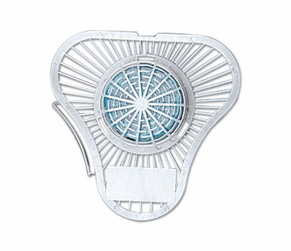 KRSNUS Urinal Screen w/Non-Para Cleaner Block, Green Apple Fragrance, 12 Screens/Box By KRYSTAL